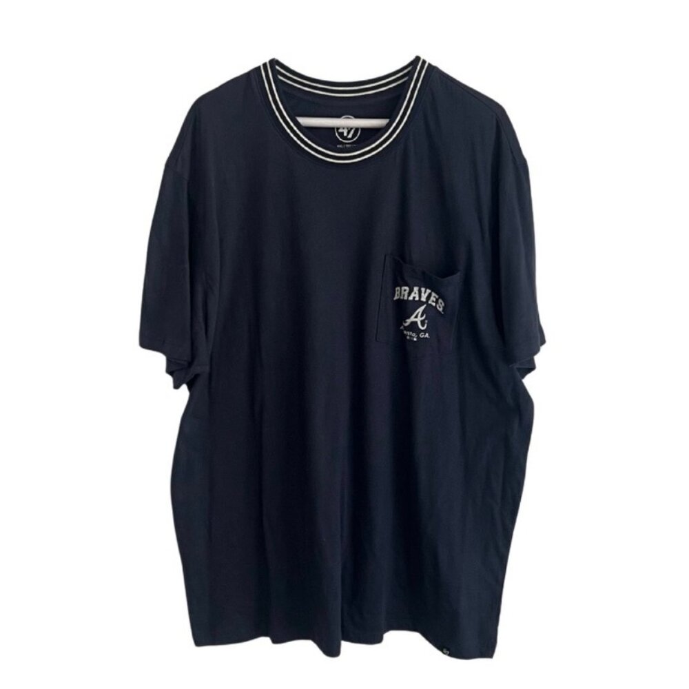 NWT ’47 Brand Atlanta Braves Pocket Tee – XXL